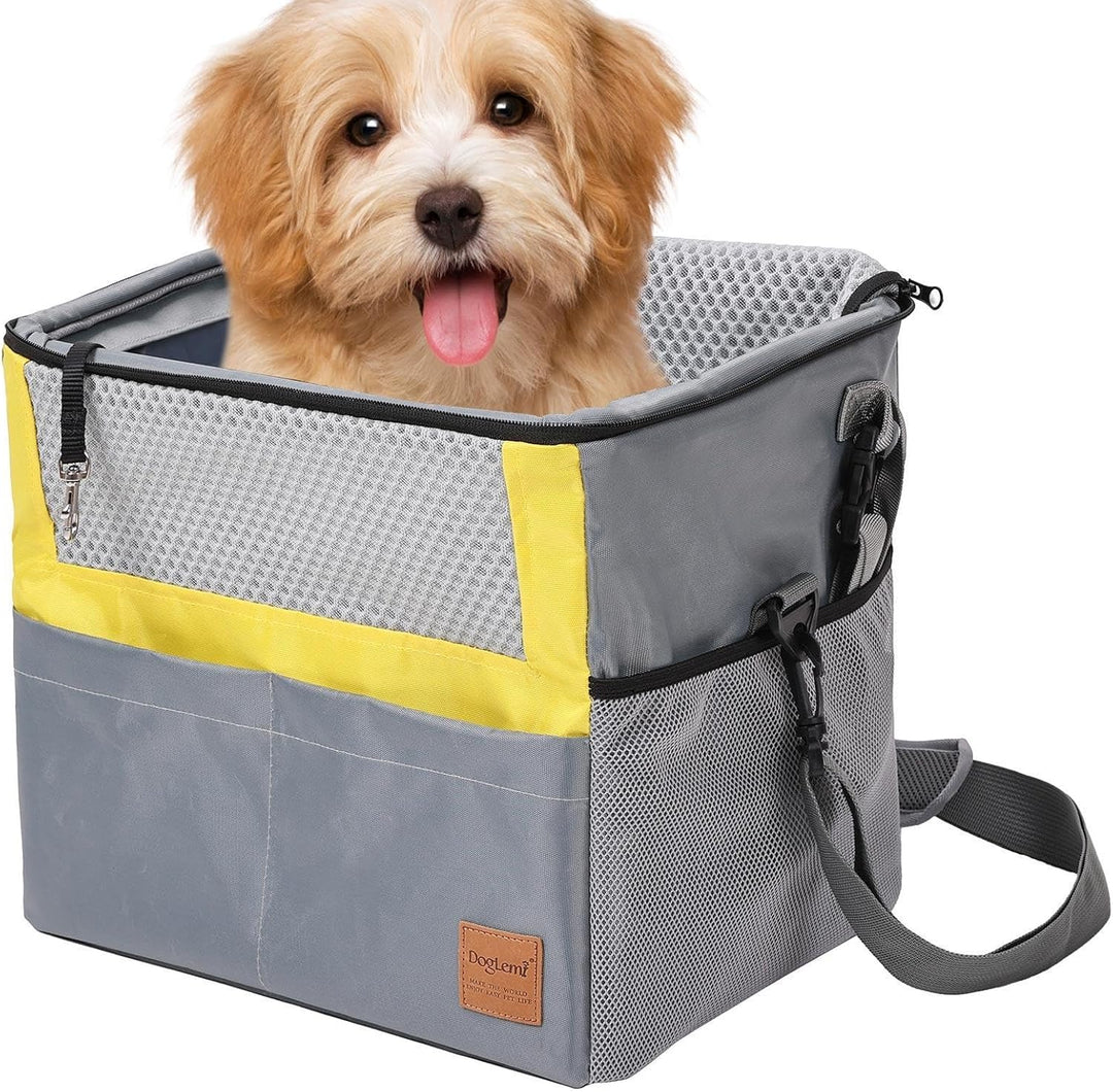 Fahrradkorb für Hunde,Hundekorb für Fahrrad, Wasserdichter Hundekorb mit Reissverschluss, Mehrzweck-
