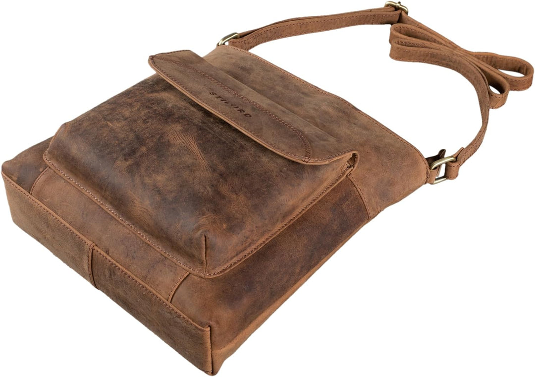 STILORD 'Tara' Kleine Handtasche Damen Crossbody Leder Elegante Umhängetasche für Frauen Ledertasche