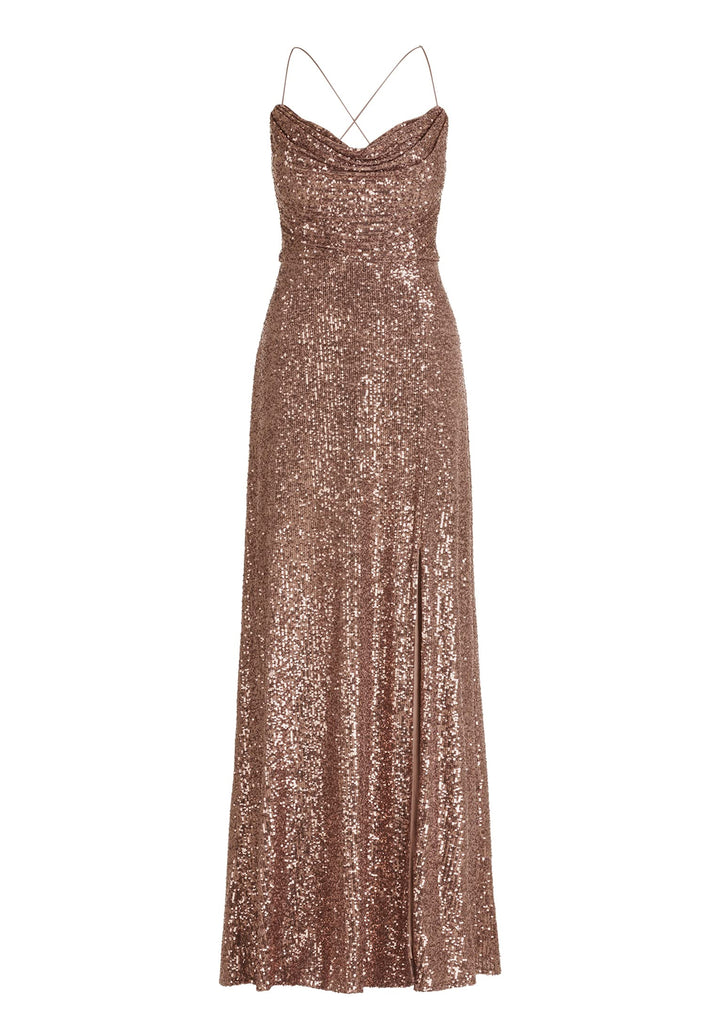Vera Mont Vera Mont Damen 8641/4478 Kleid, Cream/Gold, 32