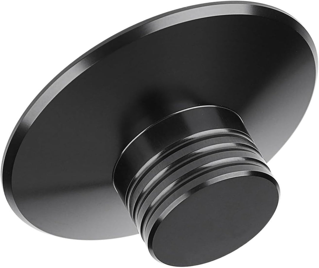 Schwarze Rekord -Gewichtsklemme Plattenspieler Metallscheibenstabilisator Schwarzer (Black), BLACK