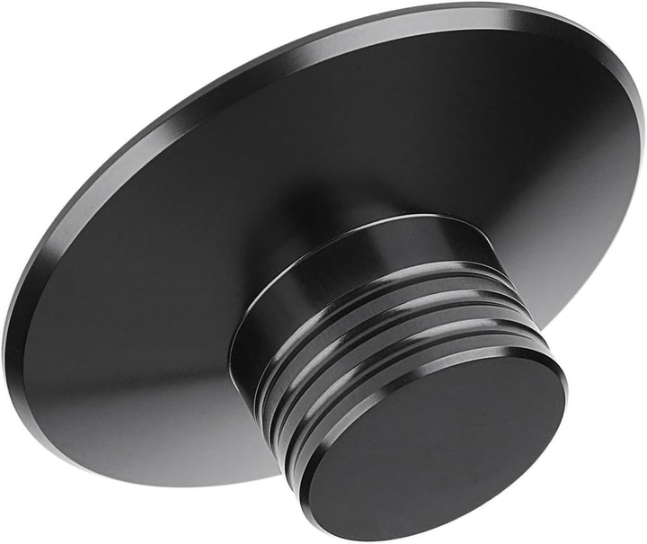 Schwarze Rekord -Gewichtsklemme Plattenspieler Metallscheibenstabilisator Schwarzer (Black), BLACK