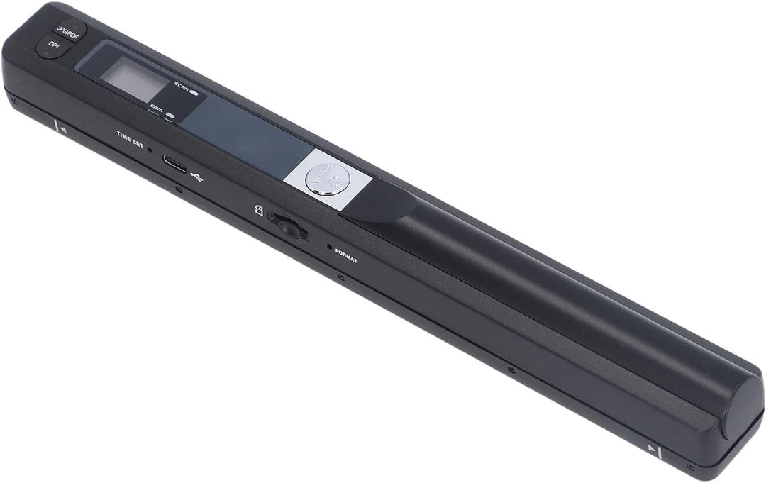 Tragbarer Dokumentenscanner, 8,27 Zoll Tragbarer Farbbildscanner Bis zu 900 DPI, Unterstützt JPG/PDF