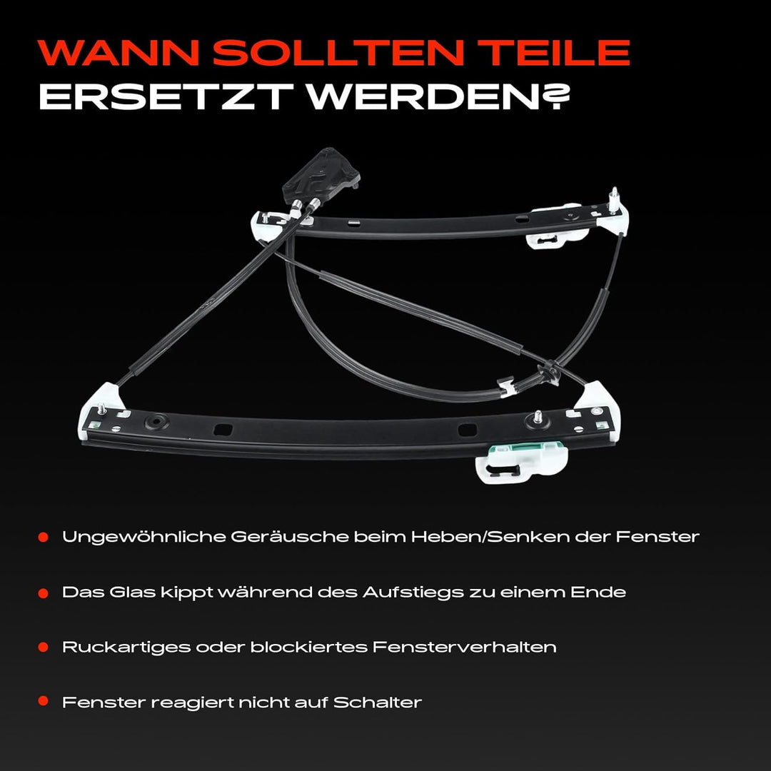 Fensterheber Vorne Links Ohne Motor für A1 Sportback 8XA, 8XF Schrägheck 2011-2018 8X4837461A, Vorne