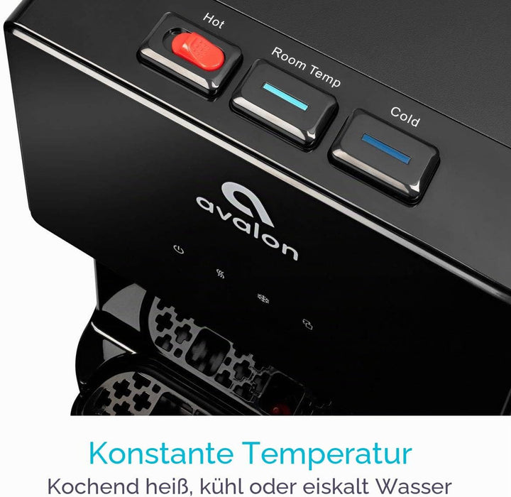 Avalon Wasserspender mit BioGuard, 3 Temperatureinstellungen, Warm-, Kalt- und Raumwasser, langlebig