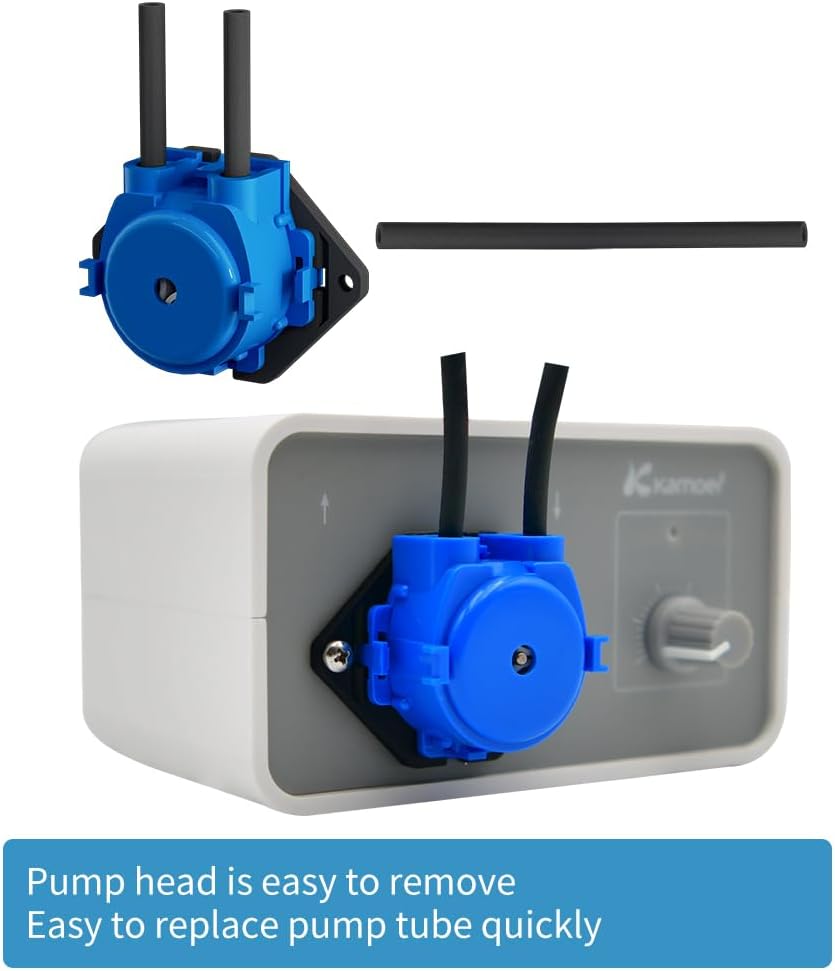 M1-NKP Schlauchpumpe mit DC-Bürstenmotor, Geschwindigkeitseinstellung per Potentiometerknopf, niedri