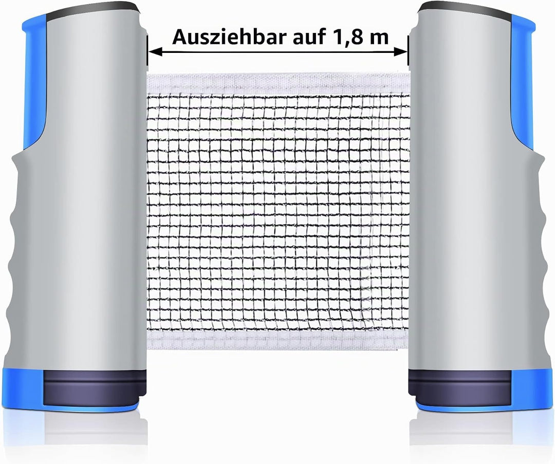 Senston Tischtennisschläger Set, Professionelles Tischtennis Set für 2-4 Spieler, Verbundgummi Tisch