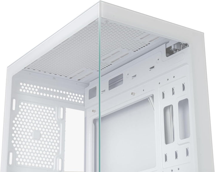NOX XTREME PRODUCTS Hummer Vision White - Semitower ATX | M-ATX, Seiten- und Frontscheibe aus gehärt