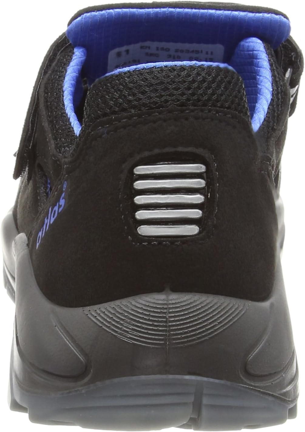Atlas Alu-tec 360 - EN ISO 20345 S1 - W10, Unisex - Erwachsene Sicherheitsschuhe 37 EU Schwarz, 37 E
