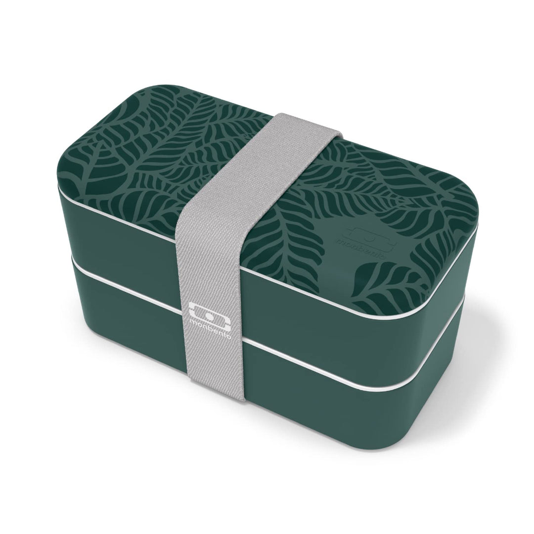monbento - Bento Box MB Original Jungle mit Fächern Made in France - 2 Tier Auslaufsicher Lunch Box