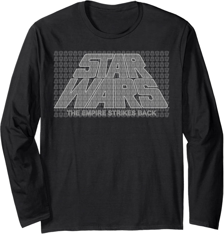 Star Wars Darth Vader Mini Helmets Logo Langarmshirt