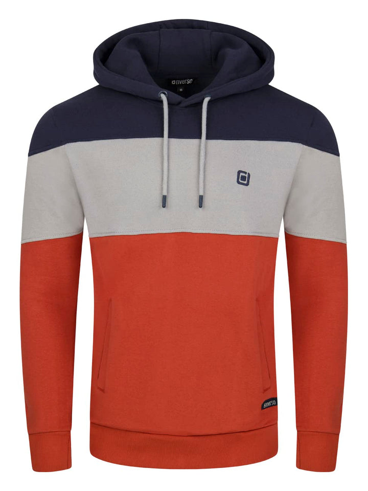 riverso Herren Kapuzenpullover RIVRemo Hoodie Sweatshirt Pullover Kapuze Kängurutaschen Regular Fit