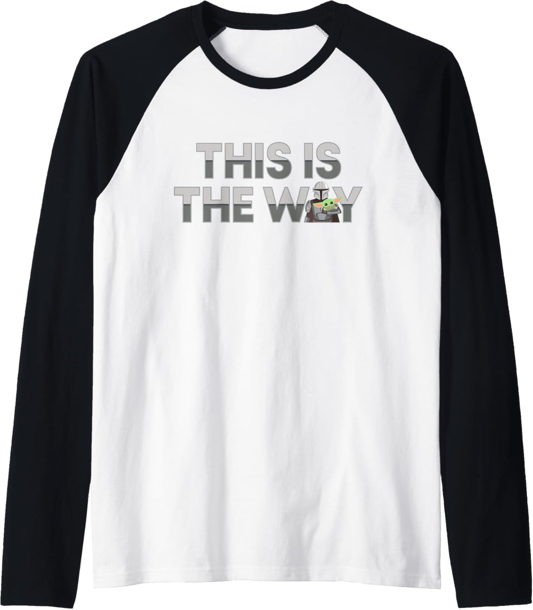 Star Wars The Mandalorian Mando & the Child This Is The Way Raglan