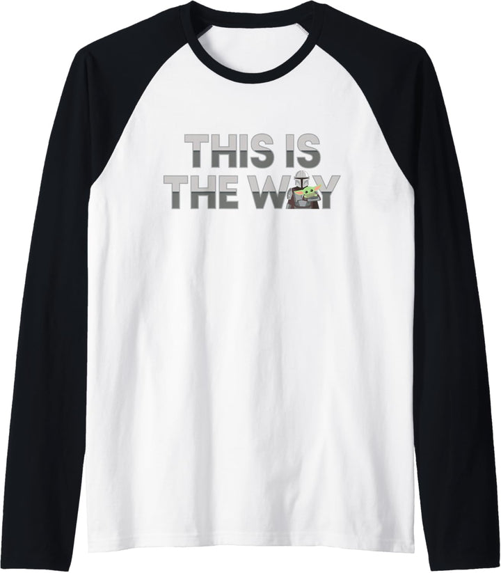 Star Wars The Mandalorian Mando & the Child This Is The Way Raglan