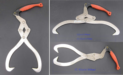 300 mm Log Carrier, Log Tongs, Log Lifting Hook, Timber's Tongs for Lifing Logs, Total Length 17.6