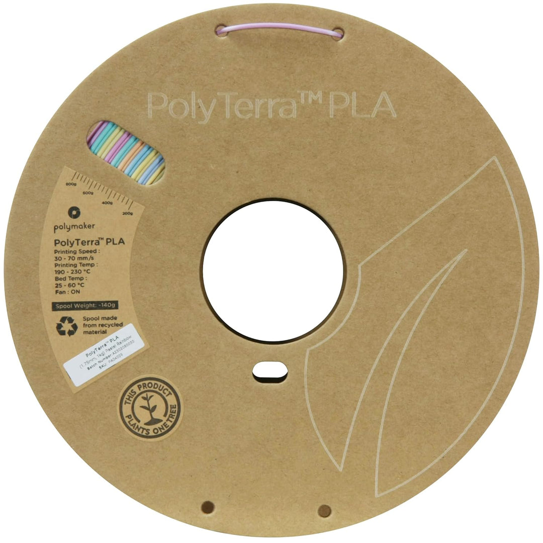 Polymaker Polyterra PLA Gradient - 1.75mm - 1kg - Pastel Rainbow 001-1kg Pastell Regenbogen【neu】 1,7