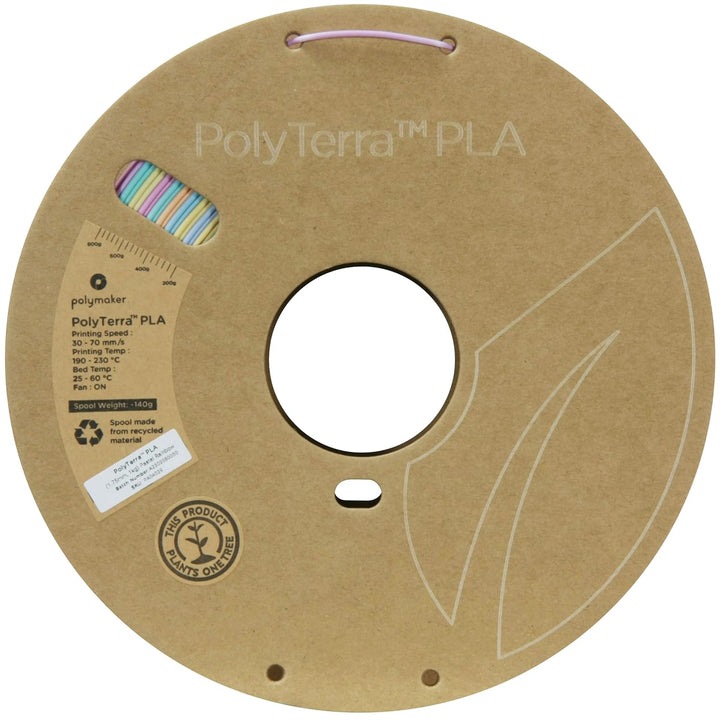 Polymaker Polyterra PLA Gradient - 1.75mm - 1kg - Pastel Rainbow 001-1kg Pastell Regenbogen【neu】 1,7
