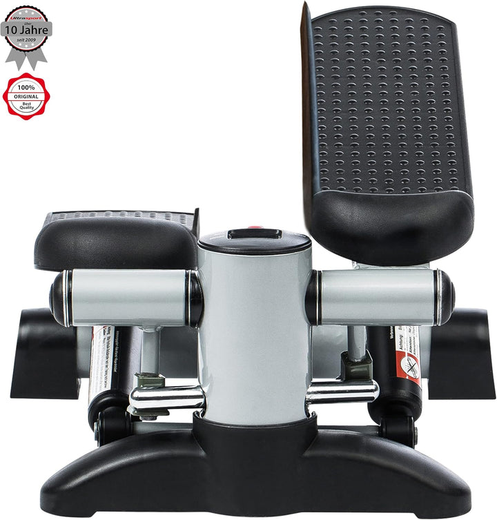 Ultrasport Swing Stepper, Up-Down Stepper, Stepper mit oder ohne Trainingsbänder, Ganzheitliches Sch
