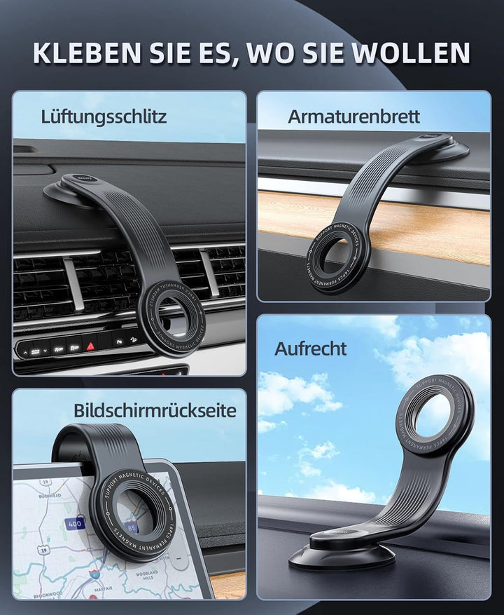 Beeasy Handyhalterung Auto für Magsafe Autohalterung, Magnet Handy Halterung Auto Armaturenbrett mit