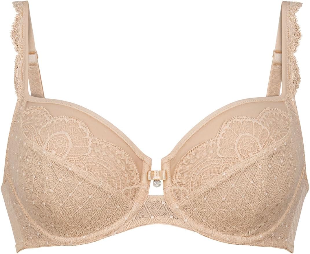 Rosa Faia by Anita Damen Bügel-BH Selma 5634 - Komfort-Spitzen-BH mit Zierstein – stützender Damen B