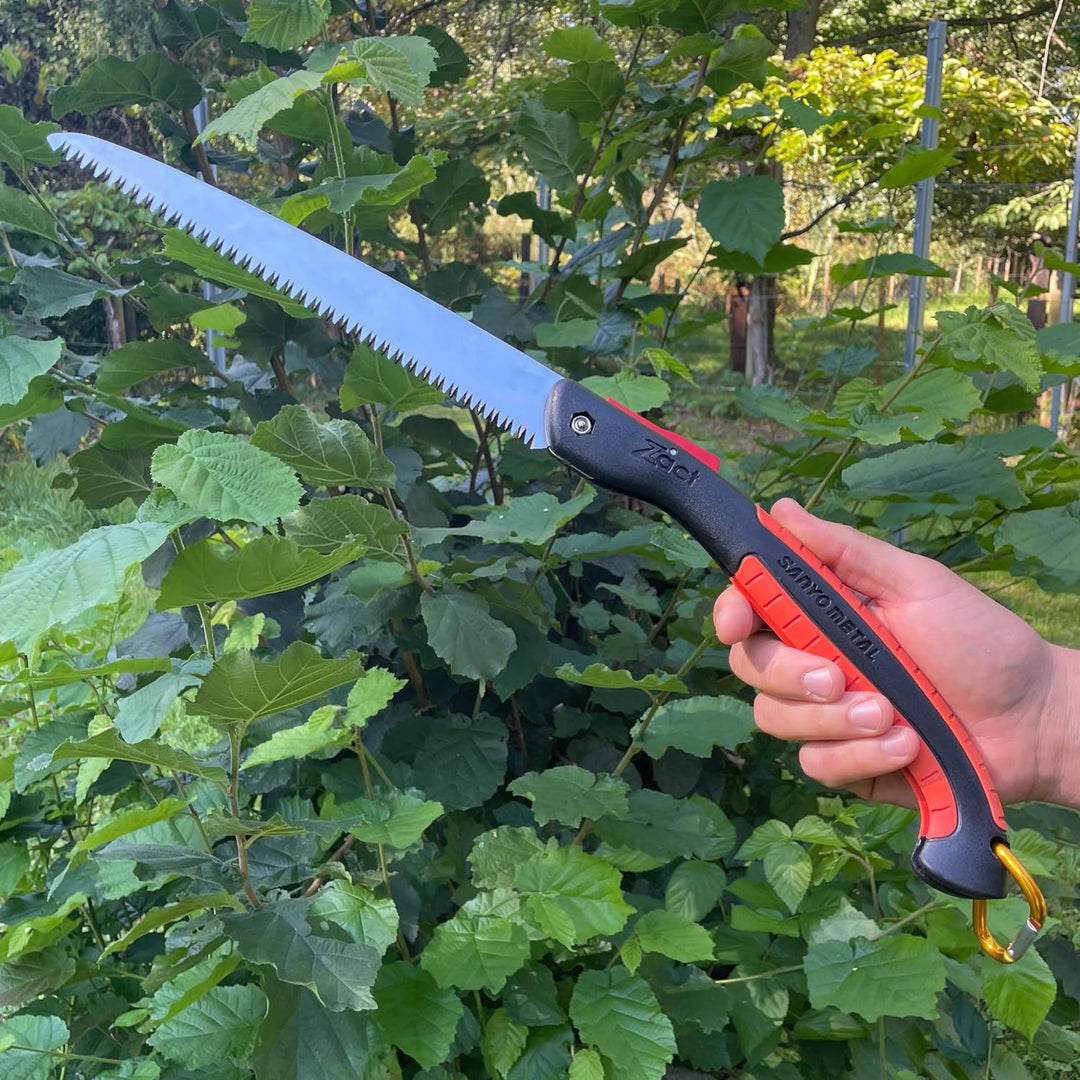 Klappsäge ZACT FS 2400 - Profi-Gartensäge aus japanischem Carbonstahl - Astsäge für Sträucher, Äste