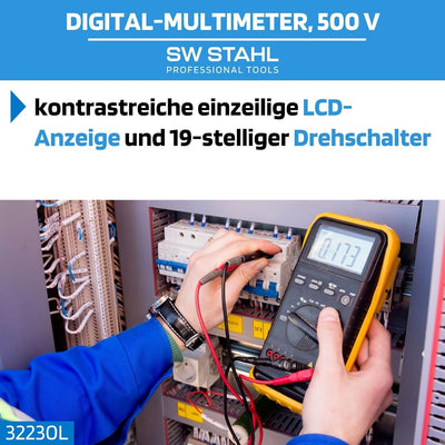 SW-Stahl 32230L Digital Multimeter I 500 V I CAT II