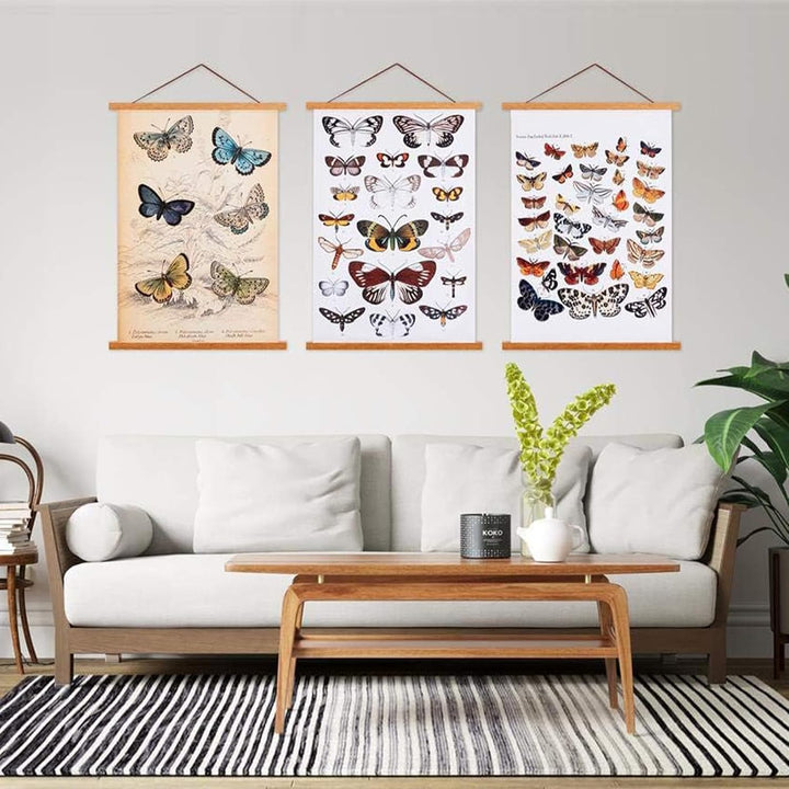 Ywlake Posterleiste Posterschiene Posterleisten, Magnet Magnetische Holz Poster Aufhänger Halter Rah