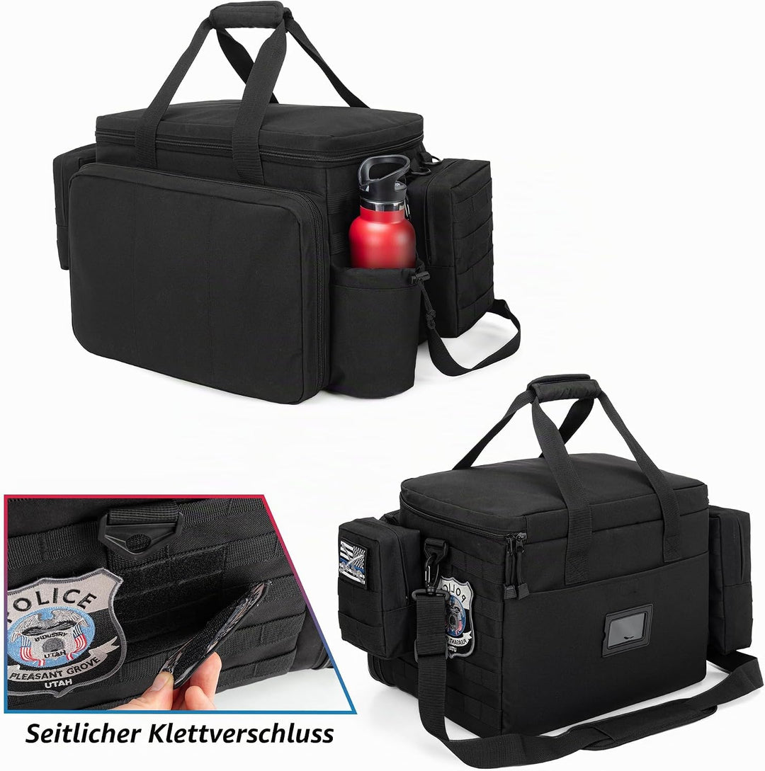 Trunab Polizei Tasche Taktische Tasche Range Bag, Molle Organizer Auto-Vordersitz-Organizer Passend