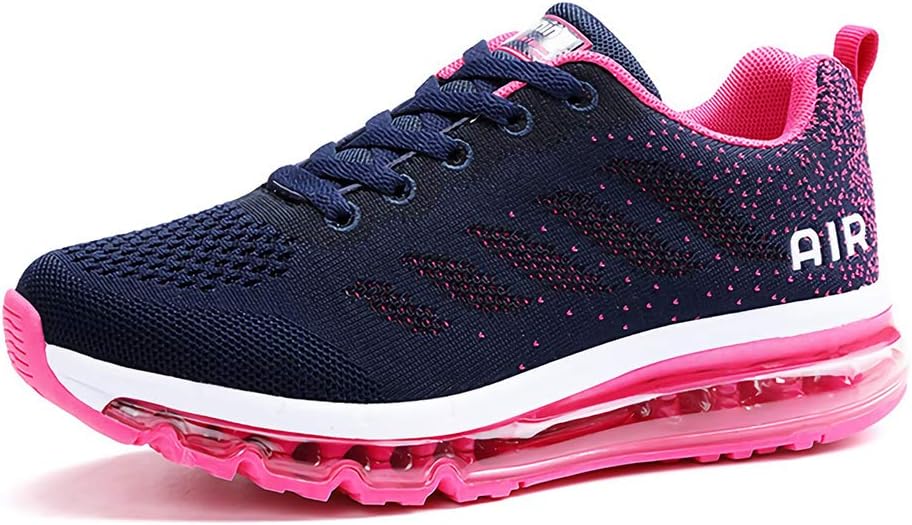 frysen Herren Damen Sportschuhe Laufschuhe mit Luftpolster Turnschuhe Profilsohle Sneakers Leichte S