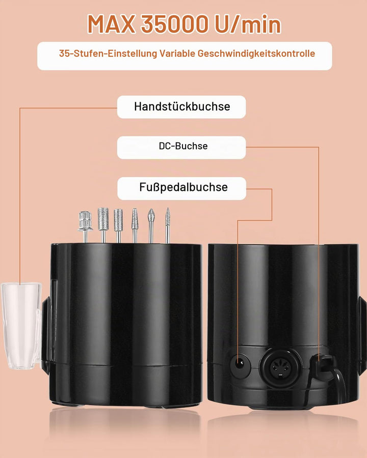 Nagelfräser, Elektrische nagelfeile für gelnägel, Fräser Nägel, Nagelfräser Elektrische für Gelnägel