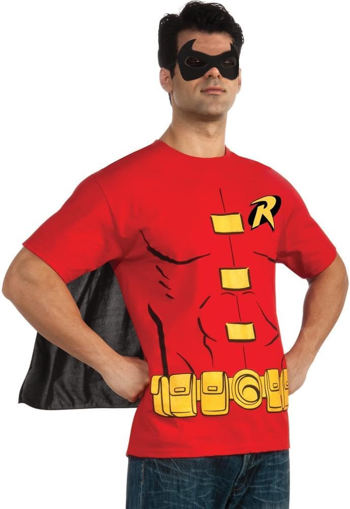 Rubie's Official Robin-T-Shirt, Erwachsenenkostüm, Grösse L, L