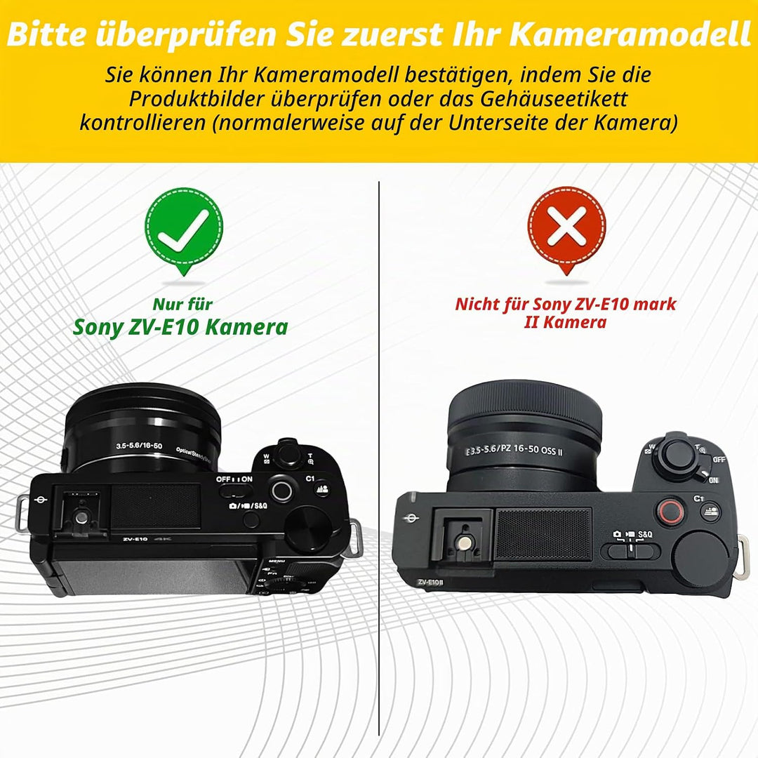Rieibi ZVE10 Hülle, Weiche Silikon-Schutzhülle für Sony ZV-E10 ZVE10 Kamera rose, rose