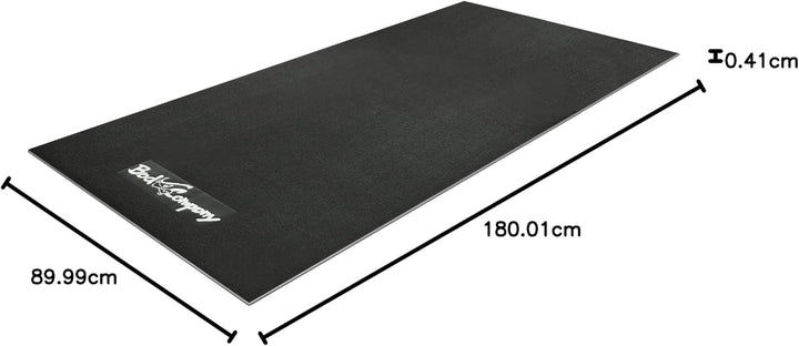 Bad Company Bodenmatte I Geruchsneutrale Bodenschutzmatte für Trainingsgeräte in 130 x 90 cm oder 18