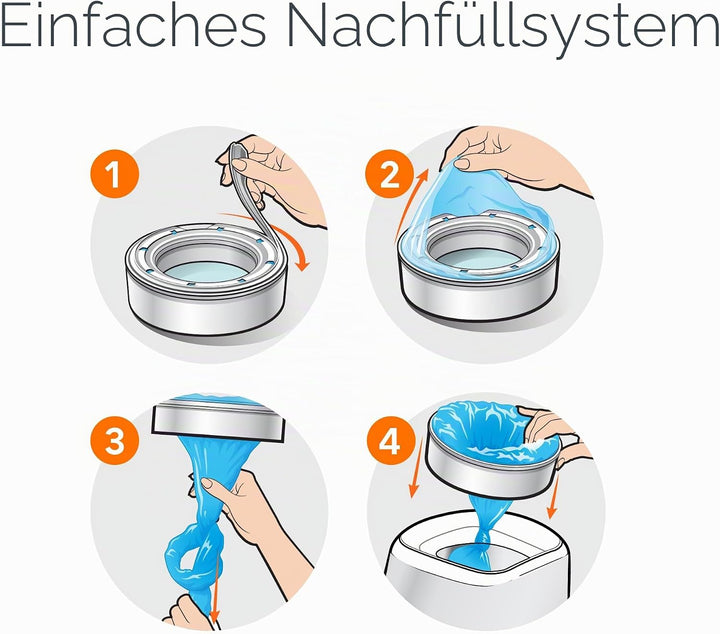 Diaper Genie Playtex Max Fresh Nachfüllbeutel, ideal für Windeleimer, 3 Stück, 810ct