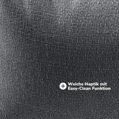 mokebo Pouf oder Hocker aus Recyclingstoff 'Der Ruhestifter', Sitzhocker oder Sitzpouf mit EPS-Perle