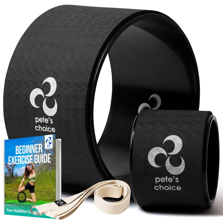 Extra breites Yoga-Rad, Mini-Yoga-Rad – Anfängerfreundliches Yoga-Kit, bequemer, stabiler und sicher