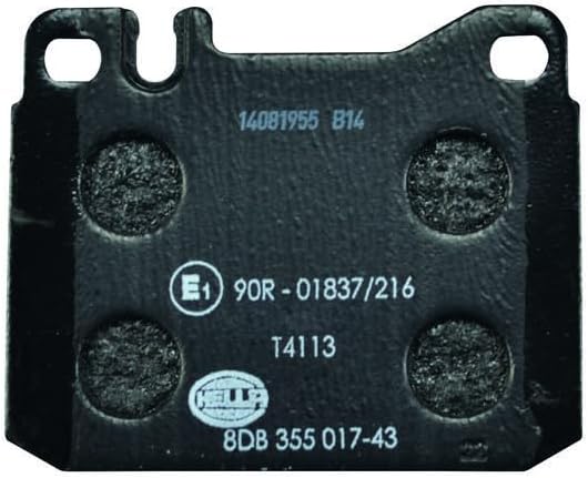 HELLA PAGID 8DB 355 017-431 Bremsbelagsatz - T4113 - Dicke/Stärke: 17.5mm - Bremssystem: Teves - für