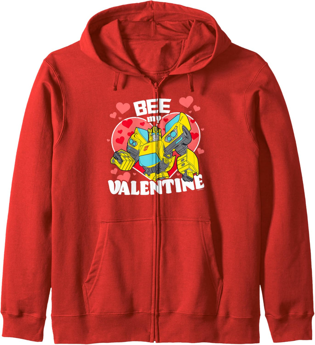 Transformers Valentinstag Bumblebee Valentine Hearts Kapuzenjacke