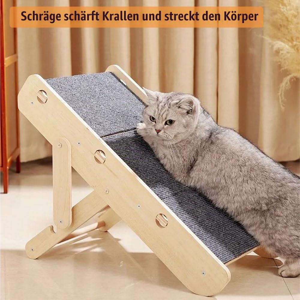 Faltbare Hundetreppe,Hunde Rampe Für Das Bett,2-In-1 Klappbare Hölzerne Hunderampe Mit 3 Stufen,Lang