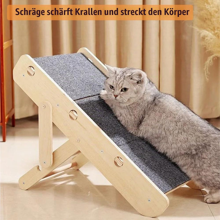 Faltbare Hundetreppe,Hunde Rampe Für Das Bett,2-In-1 Klappbare Hölzerne Hunderampe Mit 3 Stufen,Lang