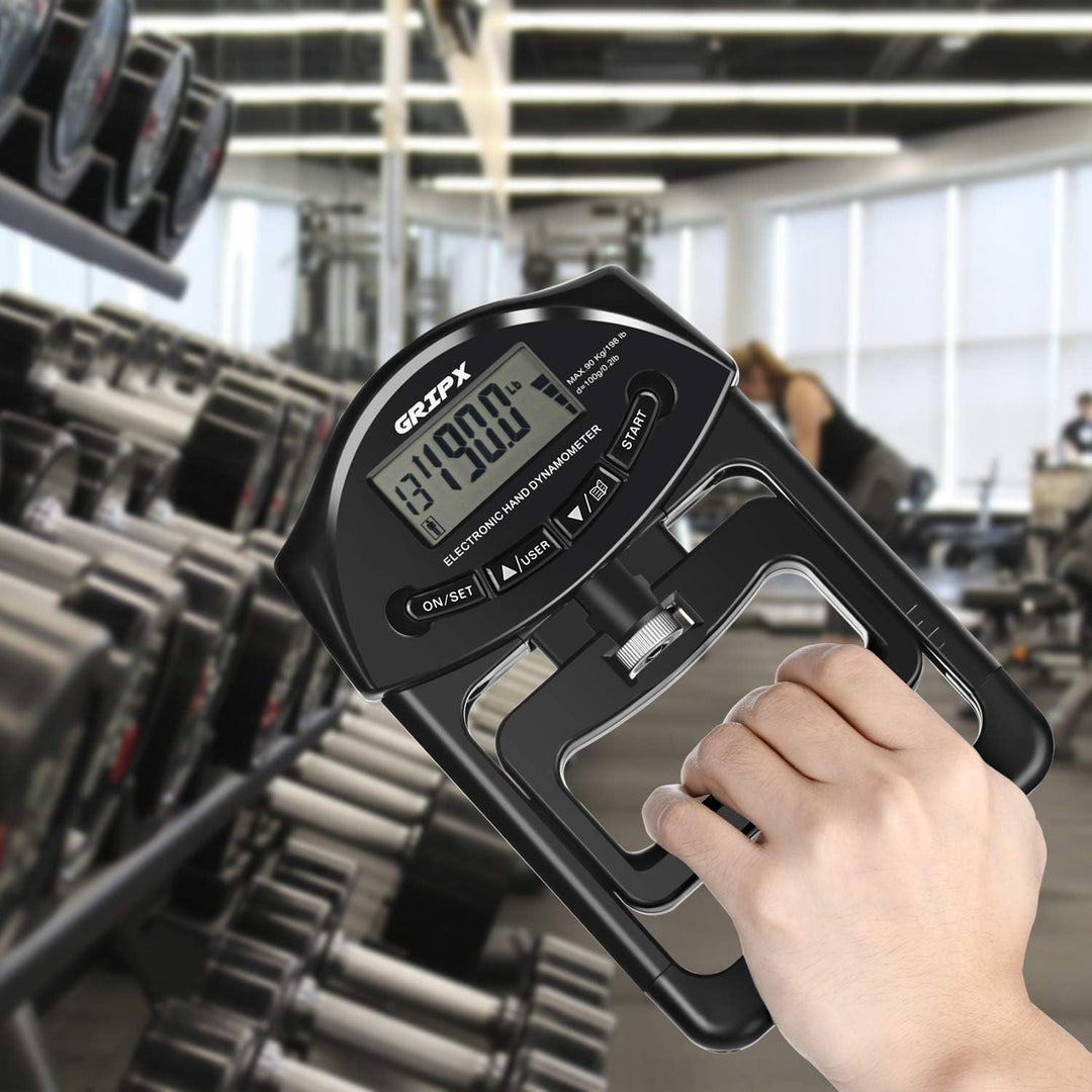 GRIPX Digitaler Handdynamometer Griffstärke-Messgerät Automatische Erfassung der elektronischen Grif