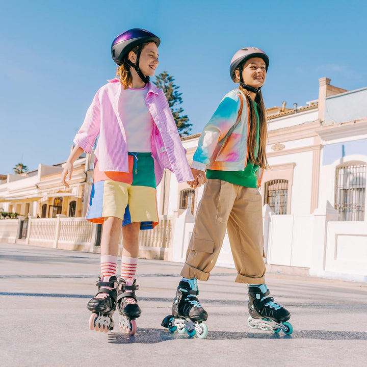 Movino Inline Skates | Cruzer One | Verstellbare Rollschuhe | Inliner für Damen Mädchen Jungen | Inl
