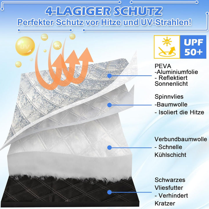 Tevlaphee Frontscheibenabdeckung, Windschutzscheibenabdeckung, Autoscheibenabdeckung, Scheibenabdeck