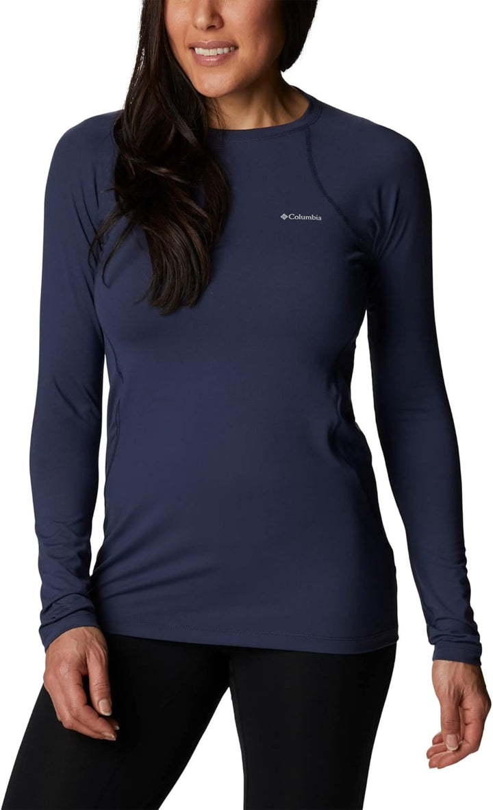 Columbia Baselayer für Damen, Midweight Stretch Long Sleeve Top, Polyester, 1639021 L Nocturnal, L N