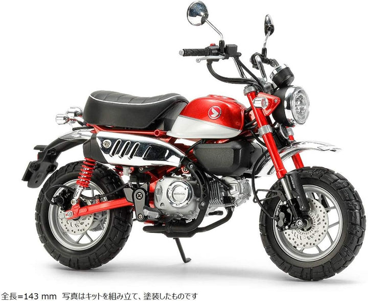 Tamiya 14134 300014134 Honda Fahrzeug 14134-1:12 Monkey 125, Modellbau, Plastik Bausatz, unlackiert