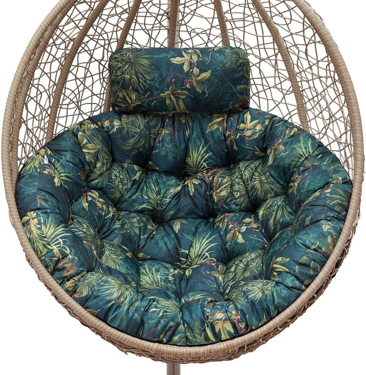 PillowPrim Hängesessel Kissen, Auflage für Polyrattan/Rattan Hängeschaukel, Polster, Hängekorb, Scha