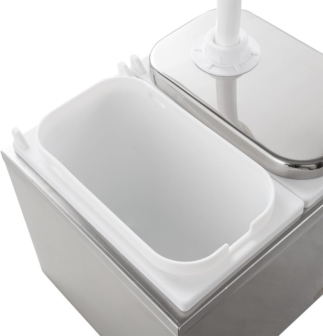 GastroHero Saucenspender 2x 2 Liter – Dosierpumpe PP für Saucen, Ketchup, Mayonnaise, Dressings &amp; Fl
