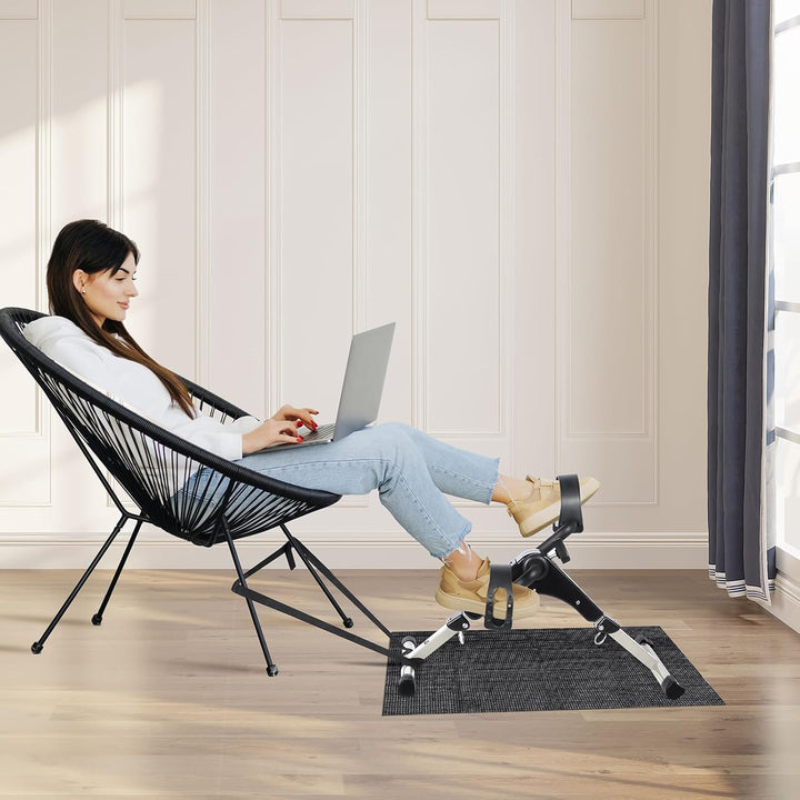 Mini Bike Trainer Pedaltrainer Heimtrainer Arm- und Beintrainer für Zuhause Elektrisch Klappbar Fahr