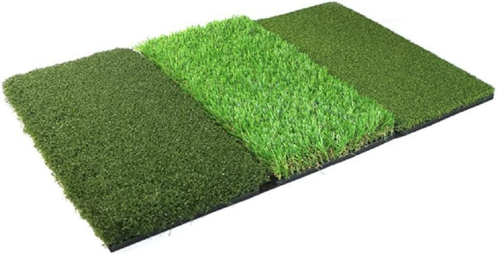 LL-Golf ® Golf 3 in 1 Abschlagmatte 60x30 cm/Übungsmatte mit Rough und Fairway Schlagflächen/Range M