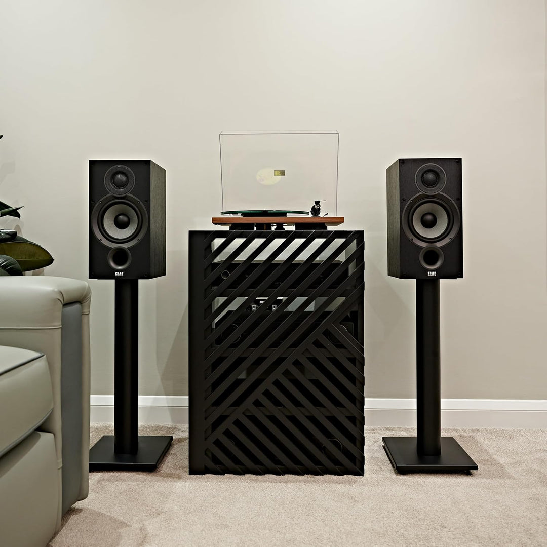 ELAC DEBUT B6.2 Regal-Lautsprecher Schwarz dekor Single, Single