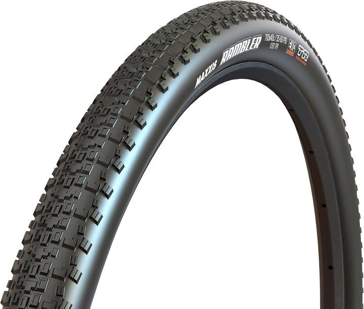 Maxxis Rambler 120TPI Dual Compound EXO Tubeless Ready Faltreifen Schwarz 700x38c, Schwarz 700x38c